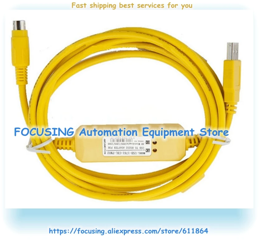 Новый USB PLC Кабель программирования для 1000 1200 1500 1761-CBL-PM02 Win7 | Компьютеры и офис