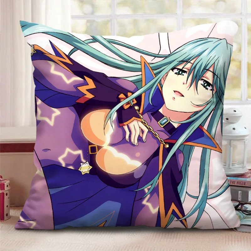 

Japanese anime Decorative pillows 40x40CM date a live cartoon pillow Sexy Girl Anime cushion Soft Two-sided Printed pillow Gifts