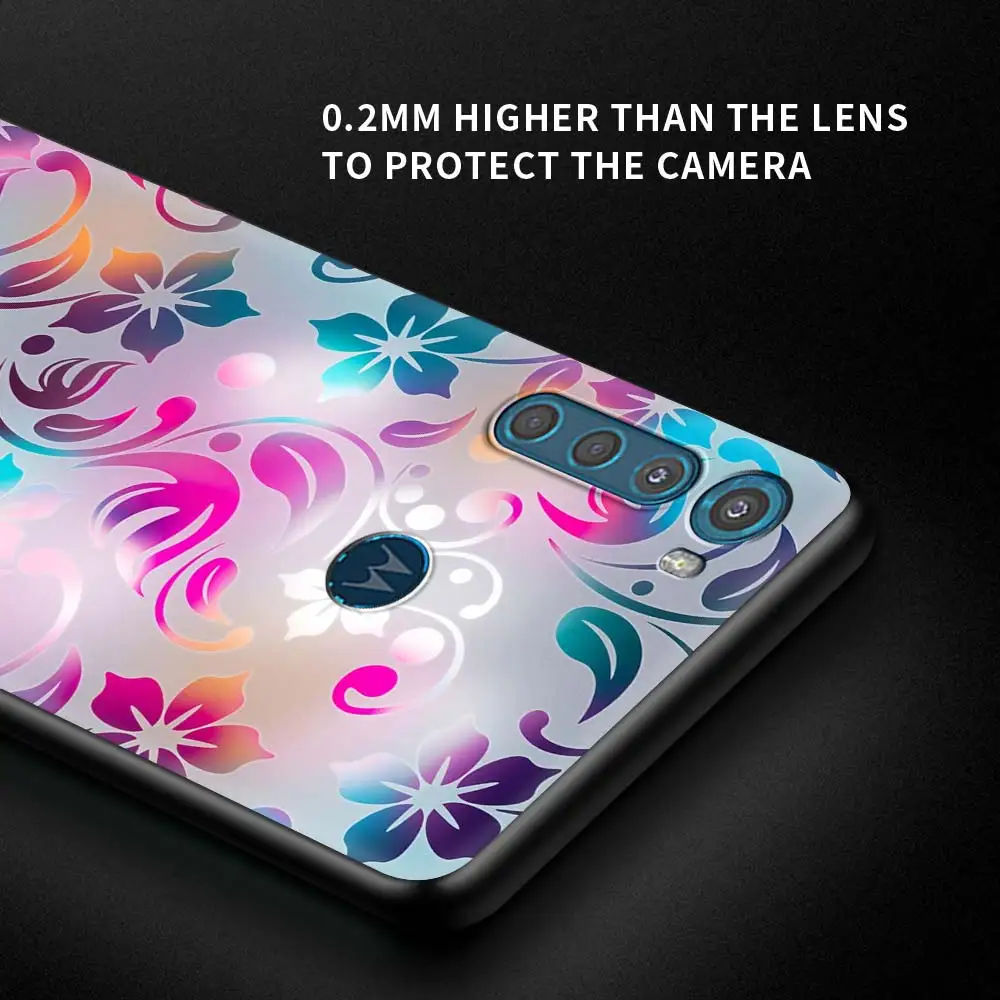 

Color Luxury Pattern Soft Case For Motorola One Fusion+ G30 G10 G9 Play G8 Power Lite Moto One Hyper G8 Plus Phone Cover Coque