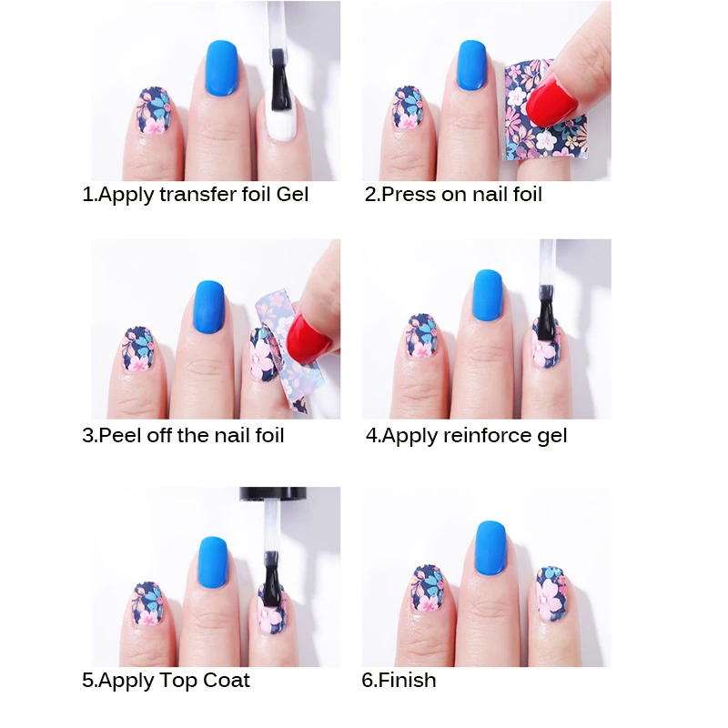 Переводная Фольга для дизайна ногтей 10 шт. наклейка переводная лоза Тотем Цветок