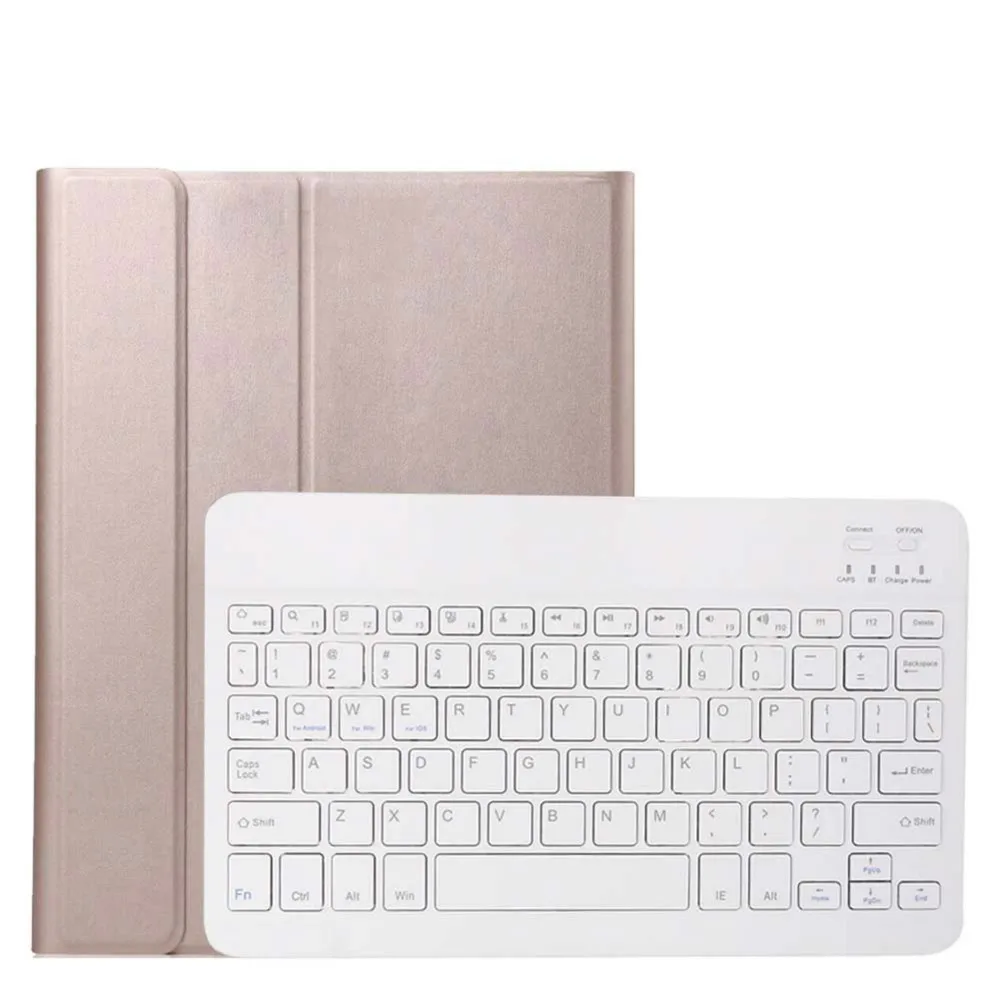 Чехол с клавиатурой для iPad 10 2 дюйма 2019 7 го поколения Беспроводная Bluetooth