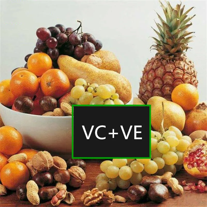 

100/200pcs Vitamin C+E Improve skin roughness,lighten color spots,enhance skin elasticity,resist oxidation,Improved Circulation