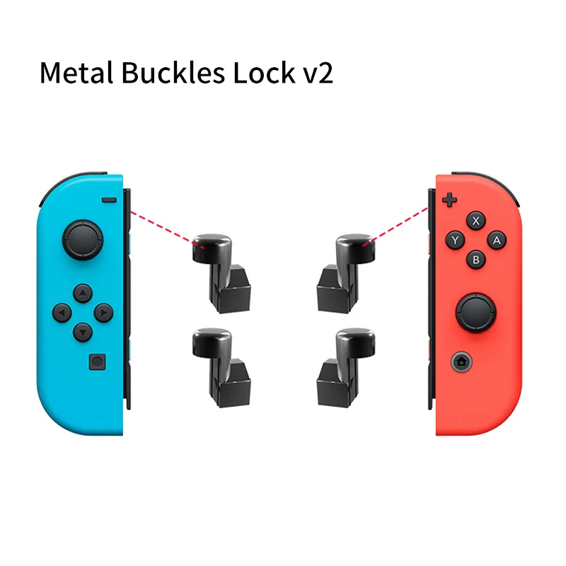Металлический замок для переключателя Joycon левый и правый слайдер пряжка