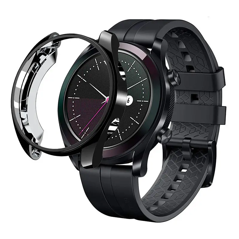 Чехол из ТПУ для huawei watch GT 2 46 мм ремешок с мягким покрытием универсальная защитная