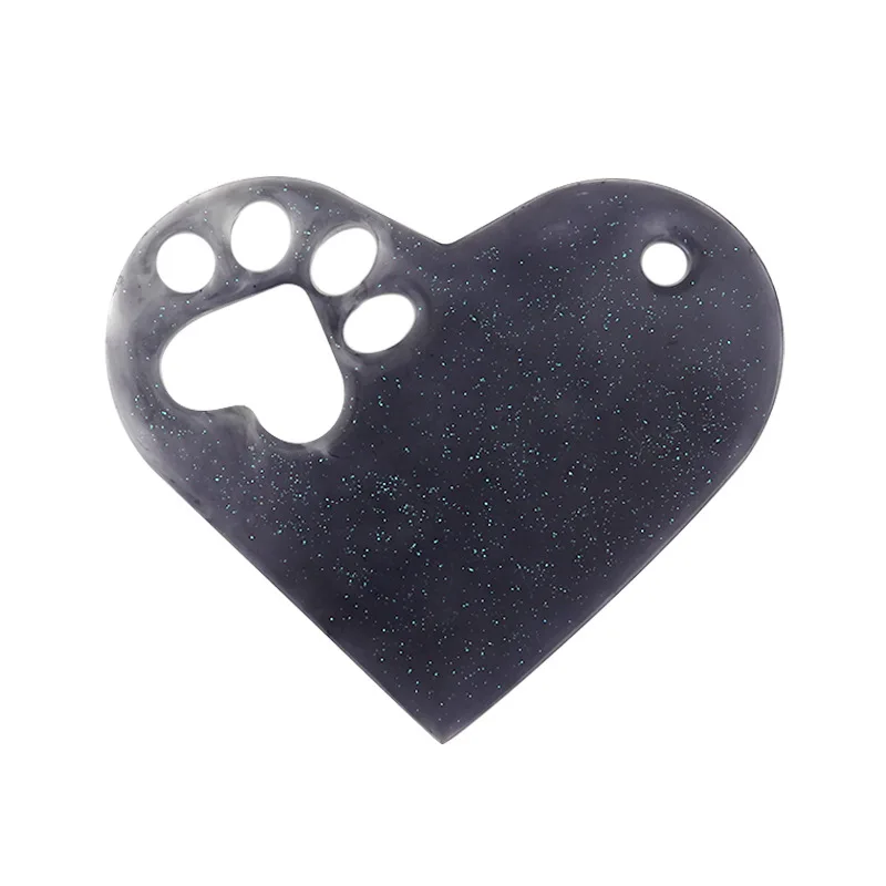 Силиконовая шоколадная форма в виде собачьей лапы для подвесок сделай сам