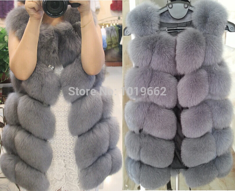 

Женский жилет из натурального Лисьего меха, Лучший женский жилет из натурального меха, теплая куртка, жилет