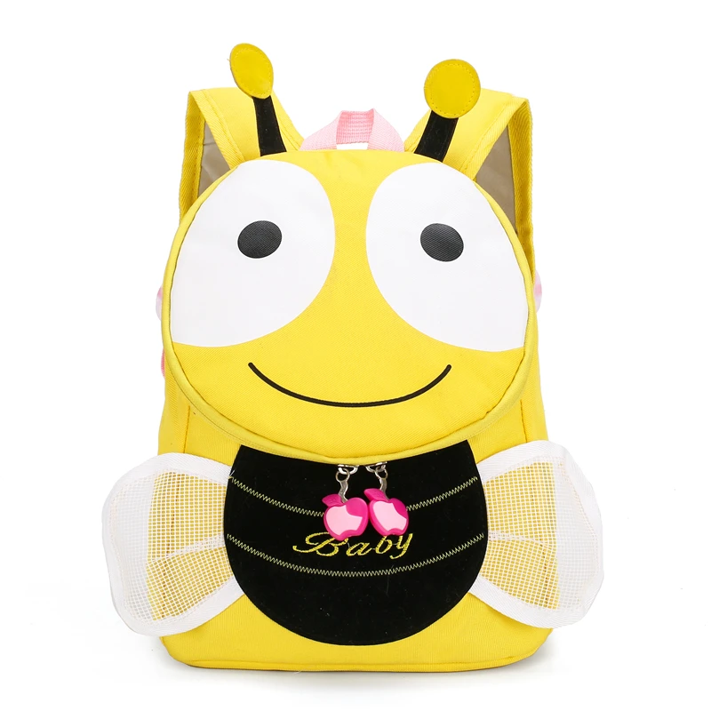 Милый школьный ранец с 3d животными для маленьких девочек детский рюкзак
