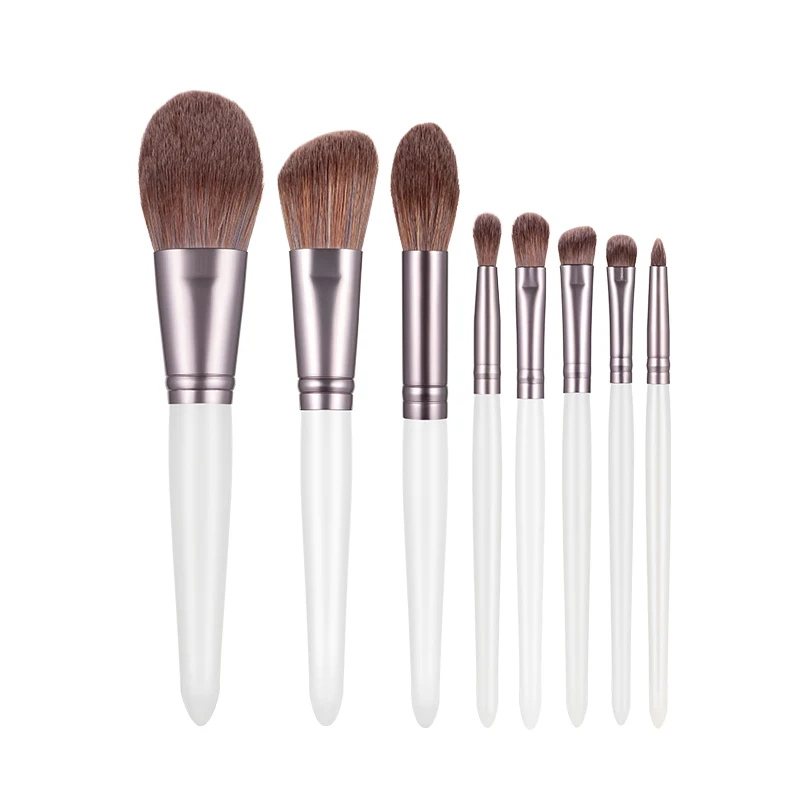 Anmor New 8Pcs Makeup Brushes Set Professional Foundation Eyebrow Eyeshadow Blending Concealer Make Up Brush Portable Cosmetic | Красота и
