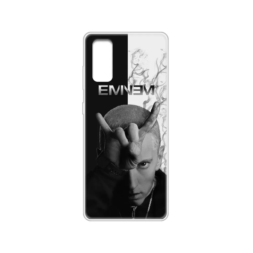 Модный чехол Eminem Rap God для телефона Прозрачный SamSung Galaxy S 7 8 9 10 11 20 a 20e 50 51 70 71 Plus Edge Ultra