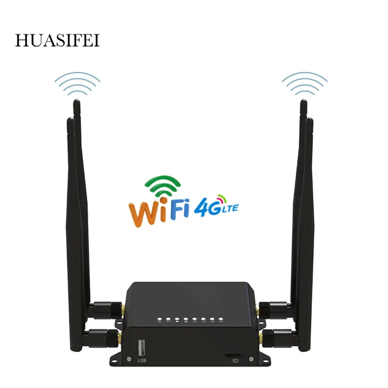 

HUASIFEI 4g Wi-Fi роутер 4g sim-карта Wi-Fi MT7620A Vpn роутер новейшая sim-карта 4G LTE OpenWRT роутер 4 антенны 1 фото