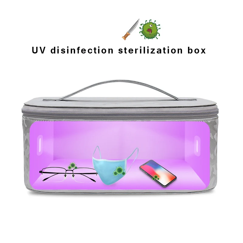 Новая сумка Светодиодный УФ стерилизатор 10 Вт Беспроводное зарядное устройство