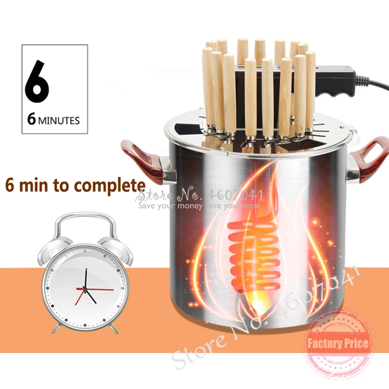 Бездымная горелка 2 в 1 гриль-жаровня для барбекю электрическая/угольная печь