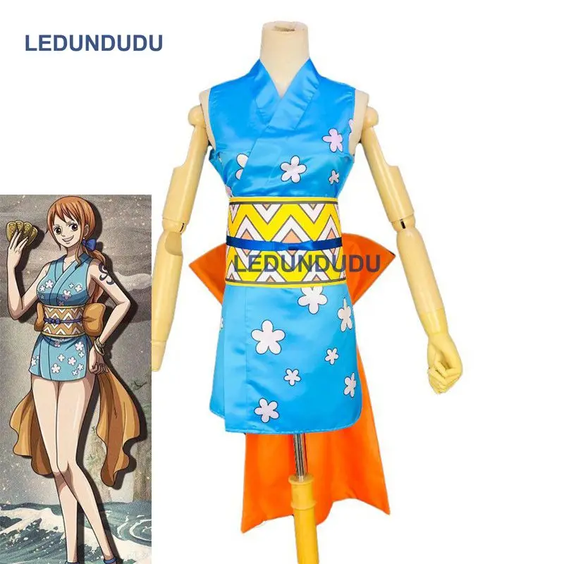 Костюм для косплея по мотивам аниме Ван ПИС вано стране шикарный халат кимоно