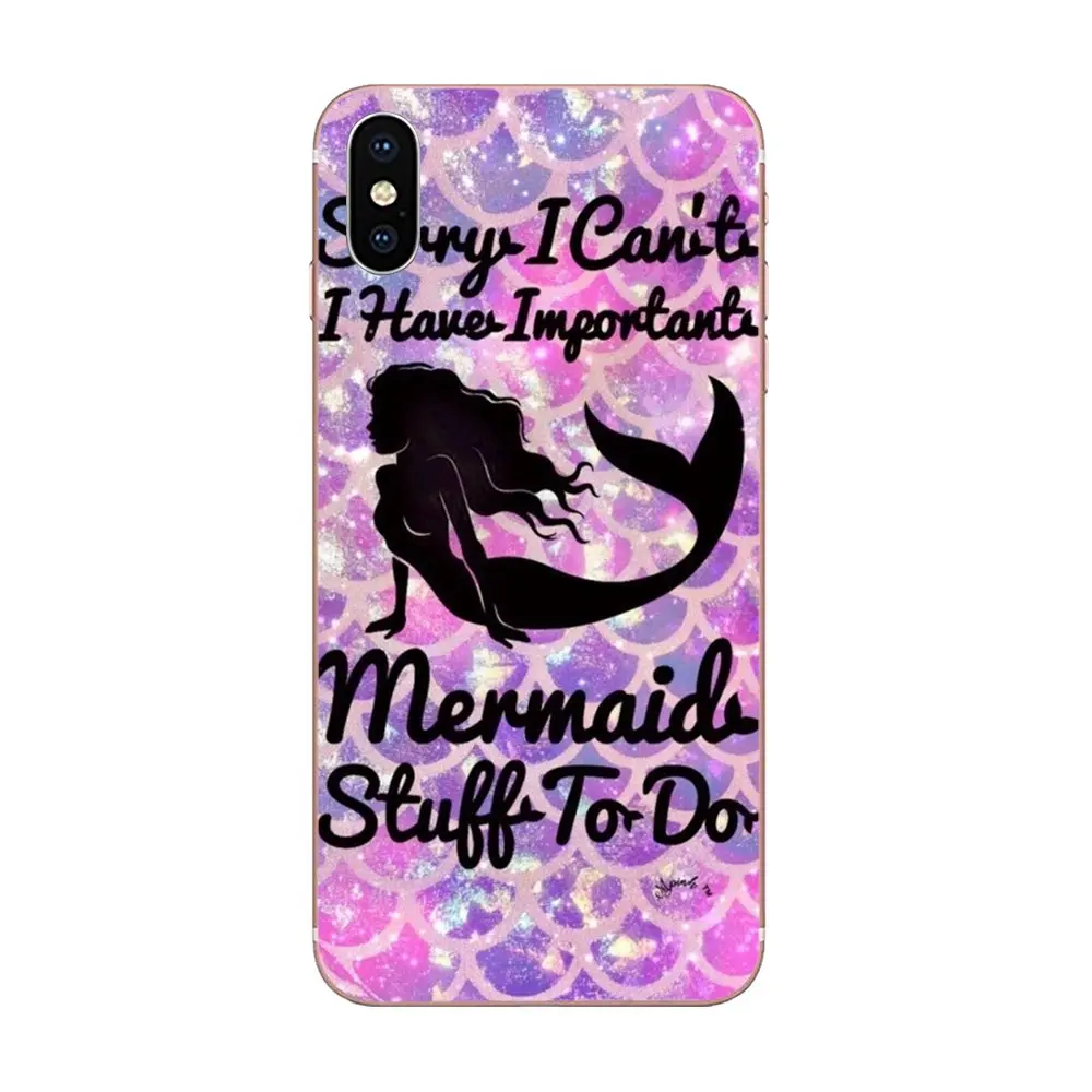 TPU сотовый телефон прозрачная принцесса Сексуальная Оболочка Русалка для Xiaomi Redmi