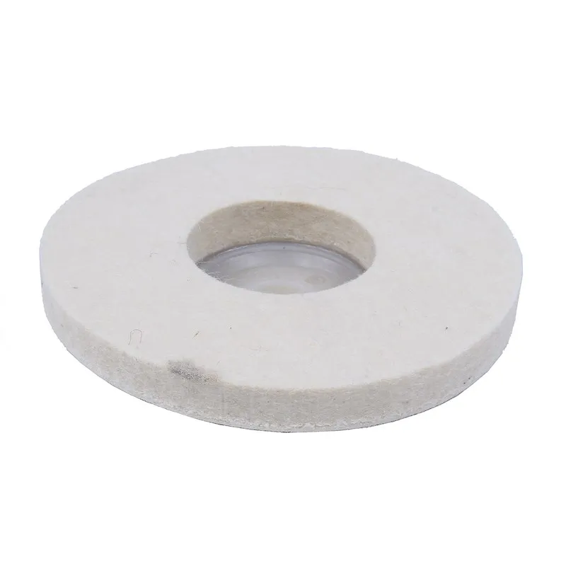 1 шт 4 дюйма круглые полировальные колеса Шерсть Войлок накладки Новые |