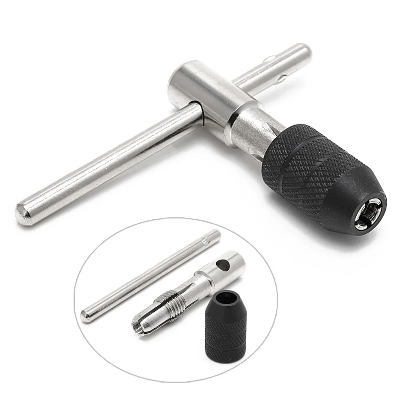 5 шт./компл. T тип машины ручные краны с винтовой резьбой Reamer M3/M4/M5/M6 набор крана