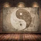 Настенная картина, символ Инь и Янь, печать на холсте, в стиле Дзен, для гостиной, спальни, домашний декор, без рамы