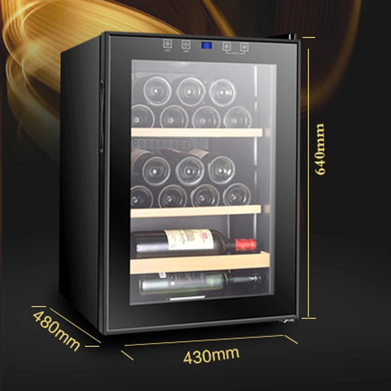 4 слоя постоянная температура Малый винный шкаф с морозильной камерой твердой