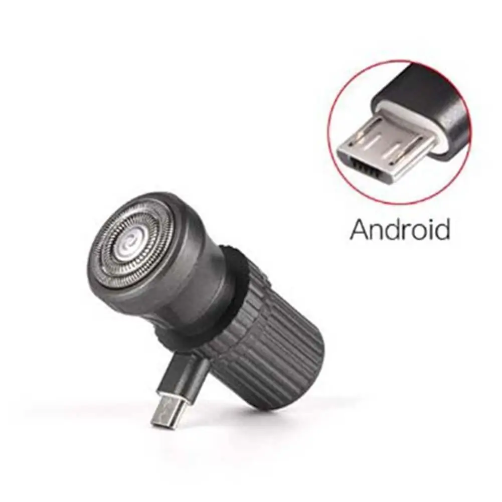 Портативная электрическая Вращающаяся бритва для путешествий мини usb зарядка