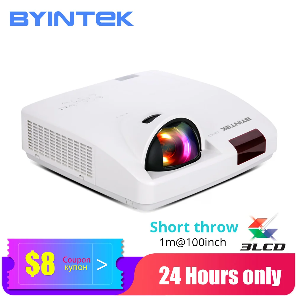 Видеопроектор BYINTEK C600LST 3300ANSI Full HD 1080P|Проекторы для домашнего кинотеатра| |