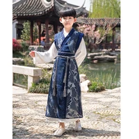 boys traditional han dynasty party clothing kids chinese new year tang suit folk dance boys hanfu costume gong fu acting coaplay