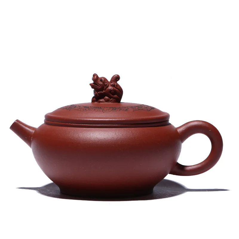 

Authentic Handmade Yixing Teapot Dragon Kung Fu Kettle With Ball Filter Creative Teaware Send Gift Box