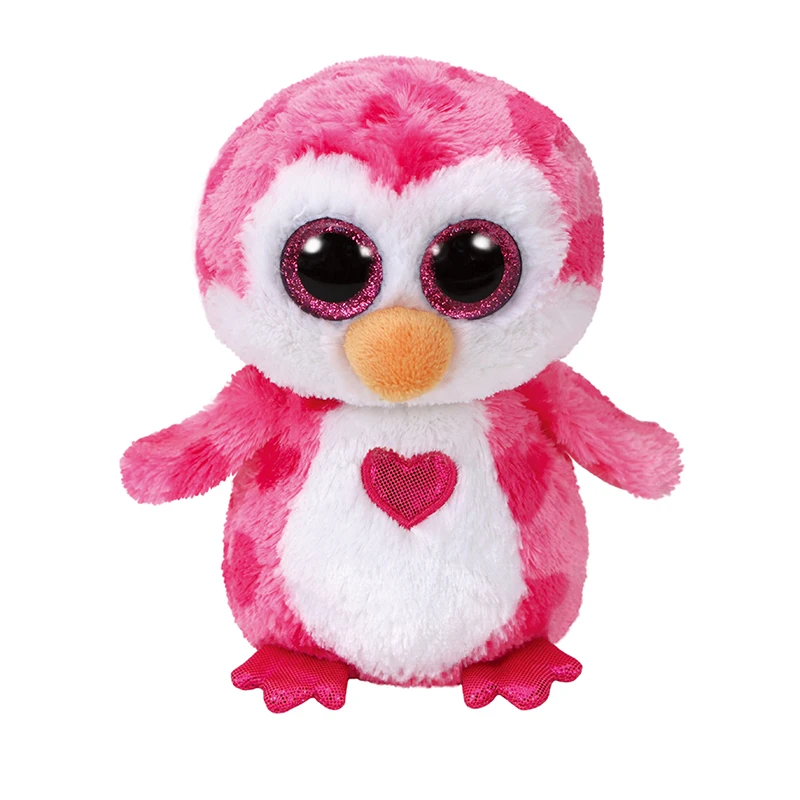 15CM Ty Beanie Glitter Big Eyes Waddles Juliet Gale Freeze Pongo Penguin Plush Toy Cute Doll Kids Toys Children's Christmas Gift | Игрушки