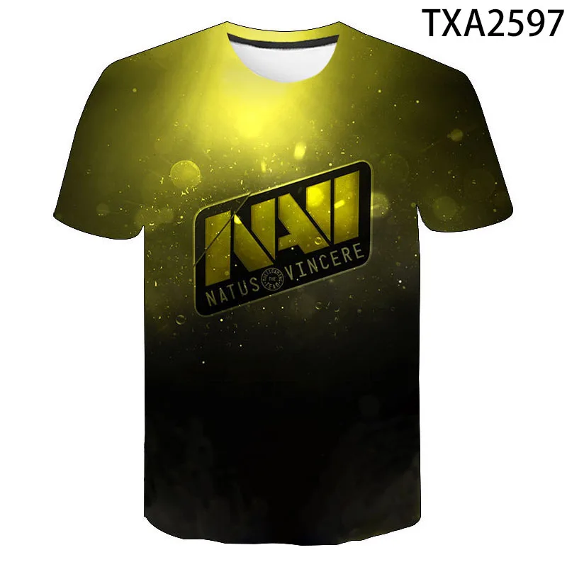 

New Summer Natus Vincere 3D T Shirts Boy girl Kids Fashion Casual Short Sleeve Men Women Children Printed T-shirt Cool Tops Tee