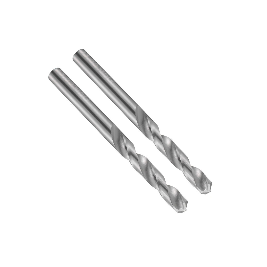 

uxcell 2 Pcs Solid Carbide Tool Drill Bits 3.55mm-4.95mm Straight Shank for Stainless Steel Alloy Hardened to 50 HRC