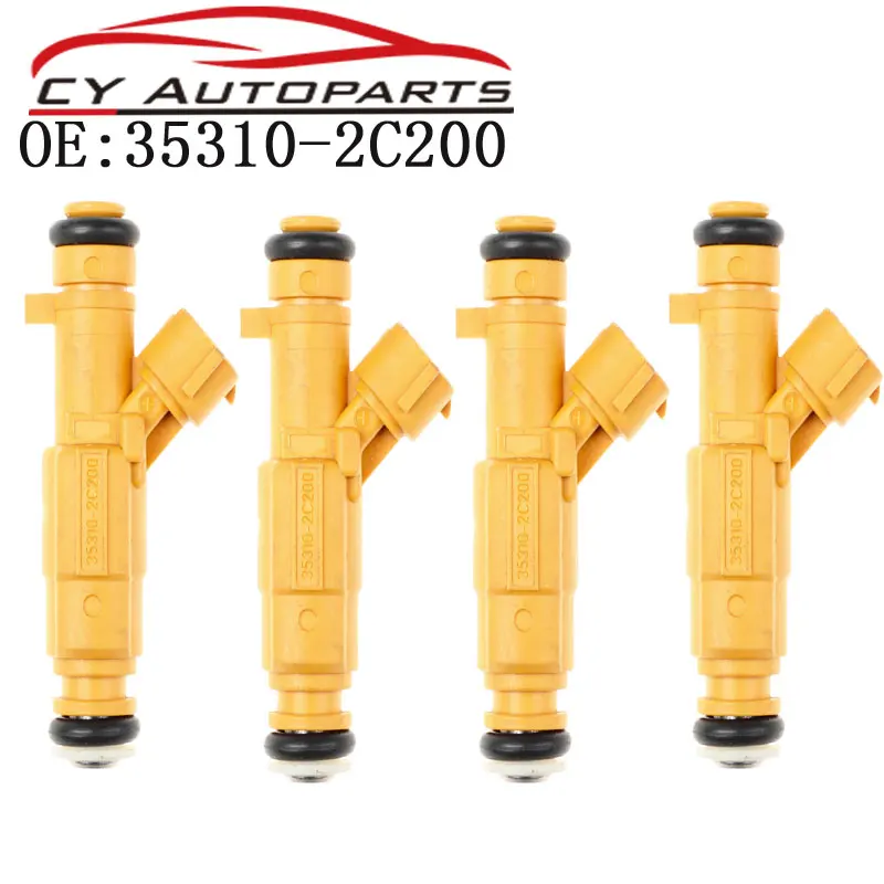 

4 шт. новый топливный инжектор для 2013-2014 Hyundai Genesis Coupe л I4 35310-2C200 353102C200