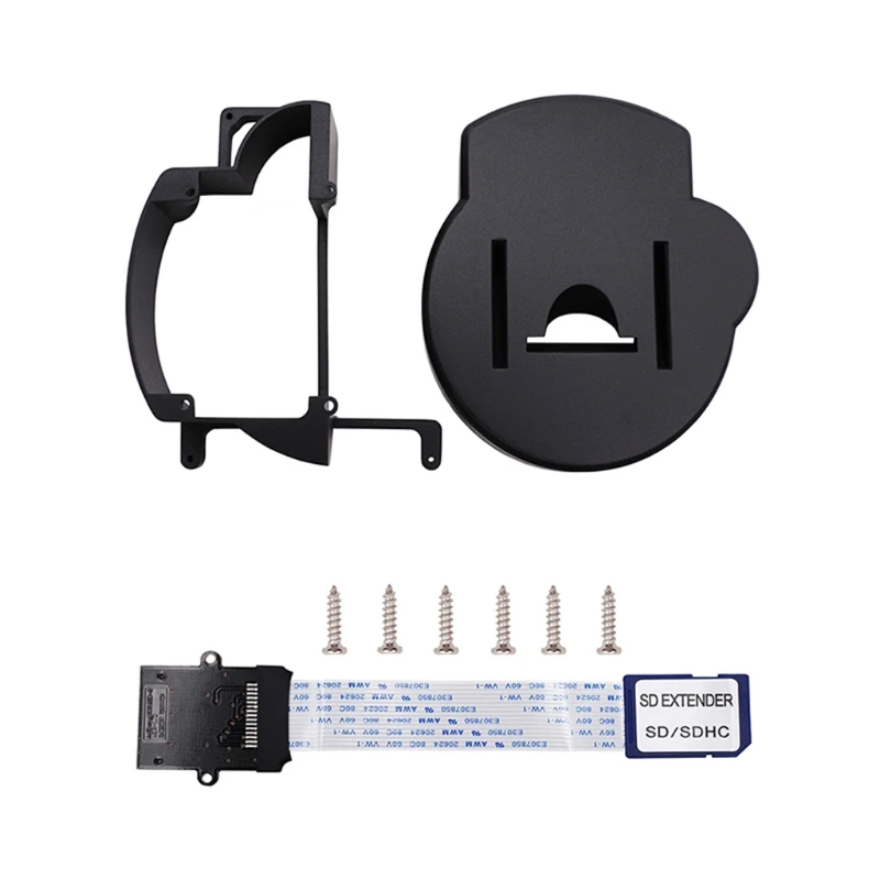 

LX9A 3D Printed Mount Kit with SD Card Extended Cable Extension Adapter/Screwdriver Accessory Set Compatible with NGC GC Loader