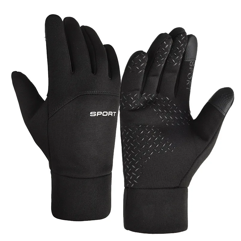 

Autunm Winter Cycling Gloves Men Full Finger Anti Slip MTB Riding Motorcycle Gloves Screen Touch Windproof Outdoor Sports Gloves