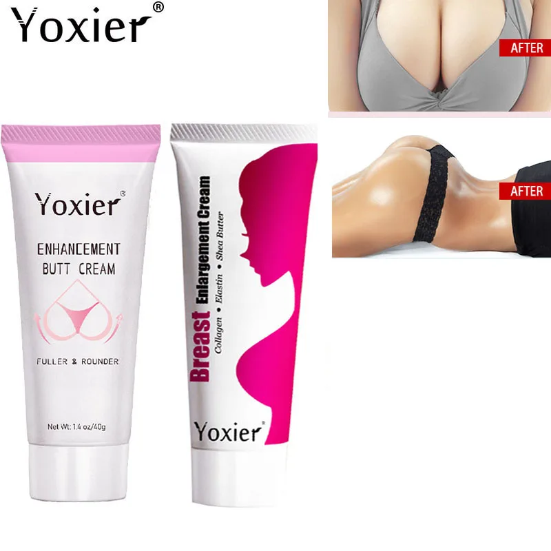 

Yoxier Breast Enlargement Cream + Butt Enhancement Cream Promote Breast Butt Growth Improve Blood Circulation Butt Breast Care