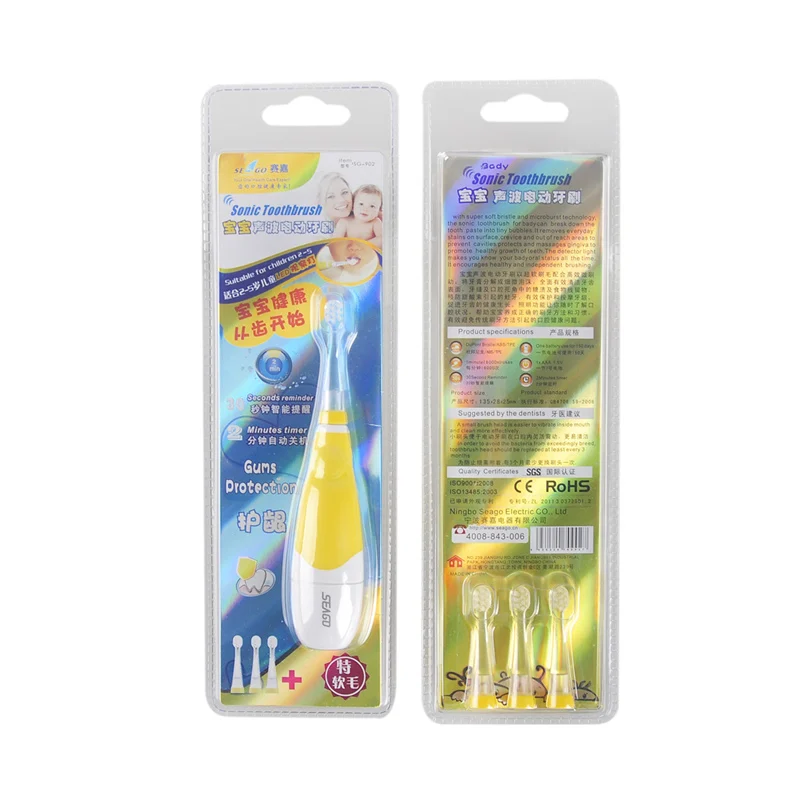 Ребенок электрическая зубная щетка sonic детская интеллигентая (ый) вибрации с