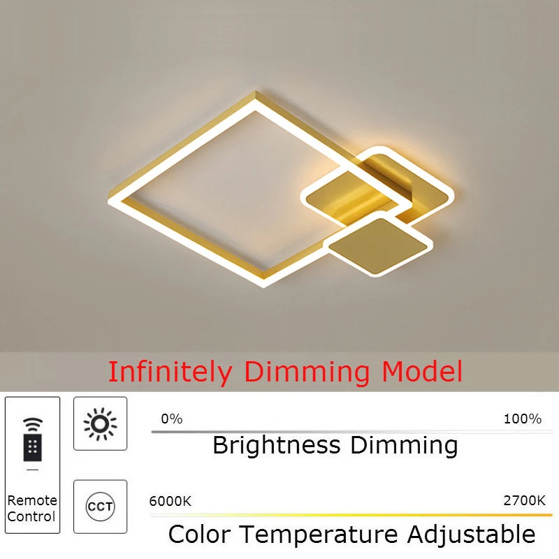 

Nordic LED Ceiling Lamp For Bedroom Balcony Aisle Stair Hallway Light Stepless Dimming with Remote Control