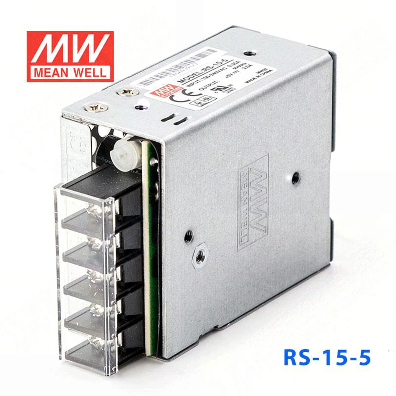 

kindly MEAN WELL 6Pack RS-15-5 5V 3A meanwell RS-15 5V 15W Single Output Switching Power Supply
