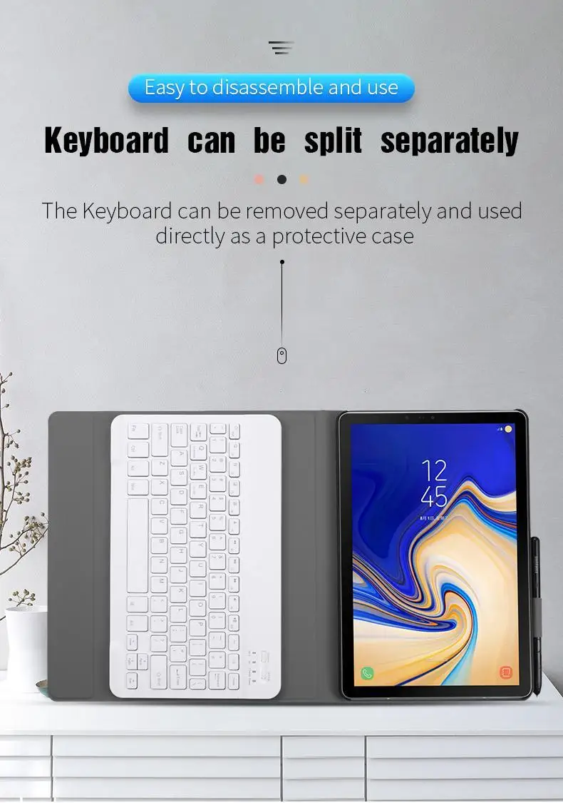 Беспроводной клавиатура чехол для samsung Galaxy TAB S5E Bluetooth чехол с откидной магнитной крышкой клавиатура чехол для планшета для samsung TAB S5E S4 s5 e 10,5