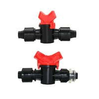 16mm drip tape hose tap water valve connector lock nut 2 way hose repair garden tap greenhouse for irrigation 15pcs