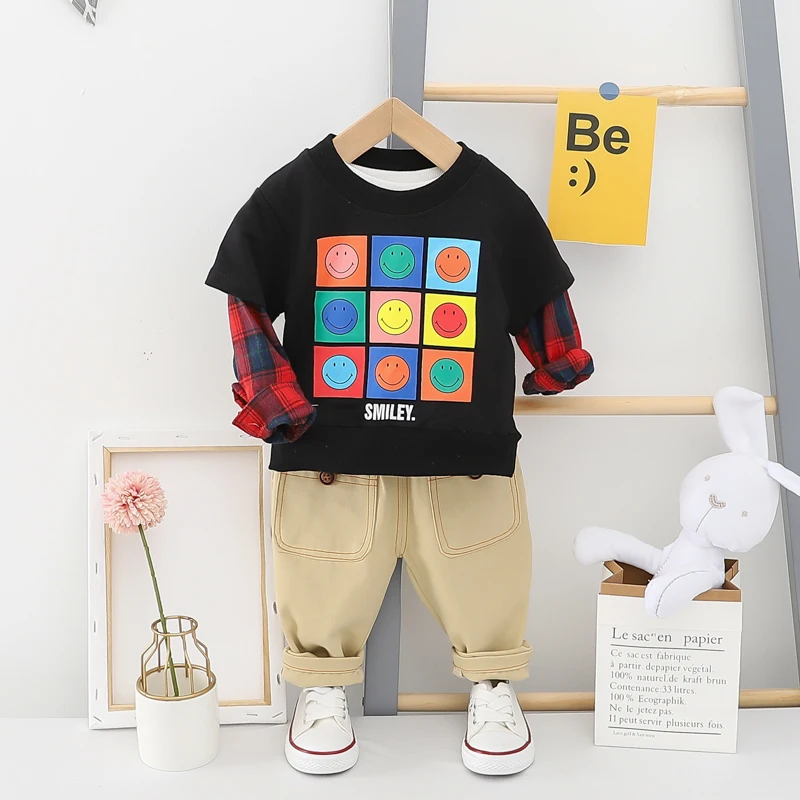 

HYLKIDHUOSE Весенняя одежа для малышей, комплекты детской одежды комплекты одежды для маленьких мальчиков и девочек, детская одежда для девочки; ...