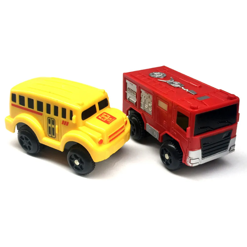 Детская неудаленная игрушка пожарная машина электронный гоночный трек