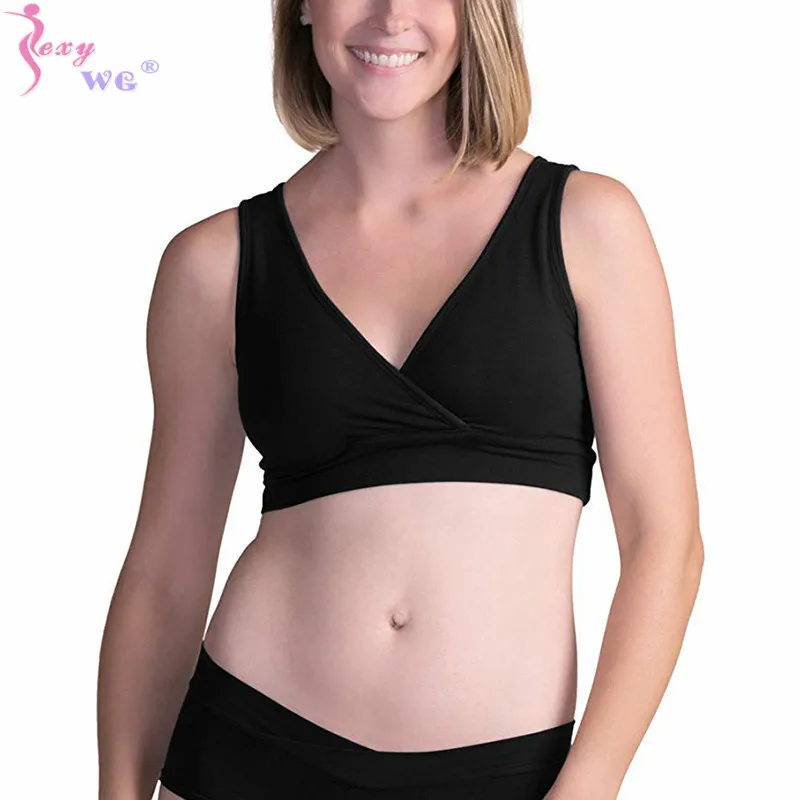 Бюстгальтер SEXYWG из очень мягкого органического хлопка бесшовный для грудного