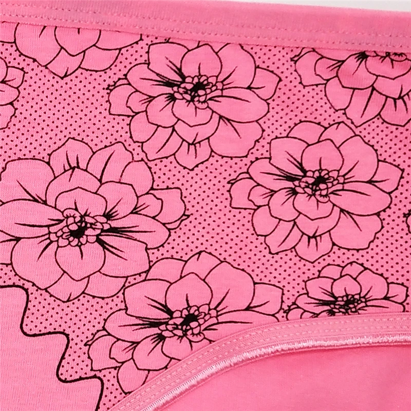 Трусики женские хлопковые дышащие со средней посадкой 6 шт. | Женская одежда