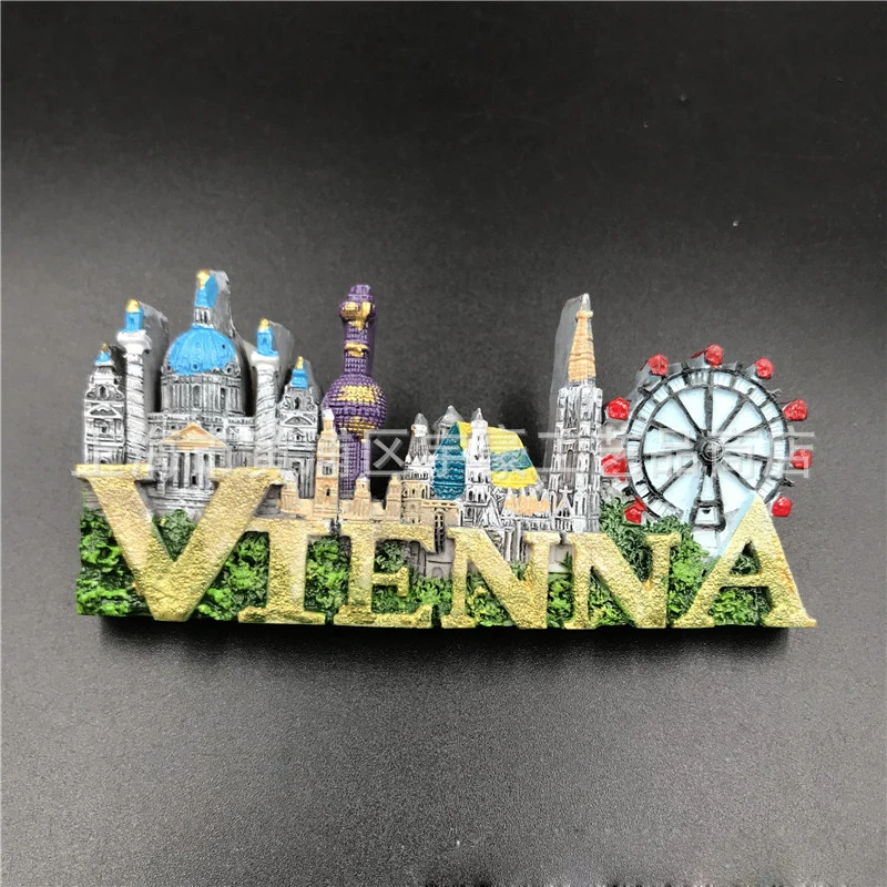 Прямая поставка 3d магнит-наклейка на холодильник креативный Дубай Версаль