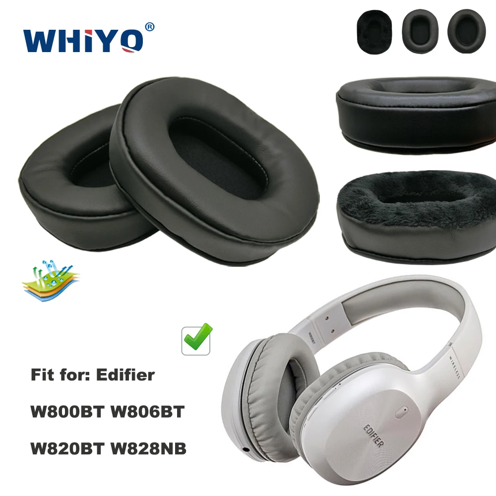 

Replacement Ear Pads for Edifier W800BT W806BT W820BT W828NB Headset Parts Leather Cushion Velvet Earmuff Earphone Sleeve Cover
