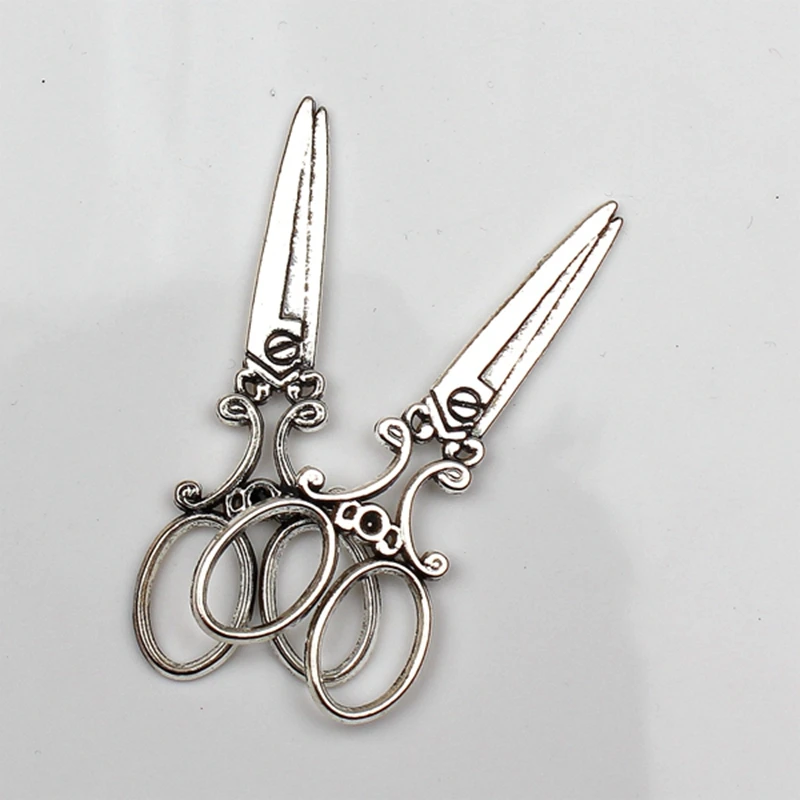 4 шт. подвески швейные ножницы 61*25 мм античное изготовление подвеска винтажное