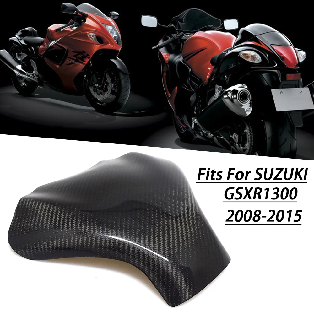 

Carbon Fiber Fuel Gas Tank Cover Protector For Suzuki Hayabusa GSXR1300 2008 2009 2010 2011 2012 2013 2014 2015
