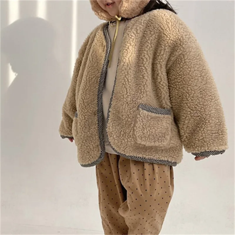 

Парка с круглым вырезом, однобортная, из хлопка, на осень/зиму