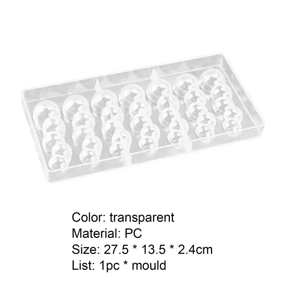 

Chocolate Mold Reusable Food-grade Transparent Candy Bars Thick Baking Mould DIY Cake Decoration Kitchen Baking Pastry Tools