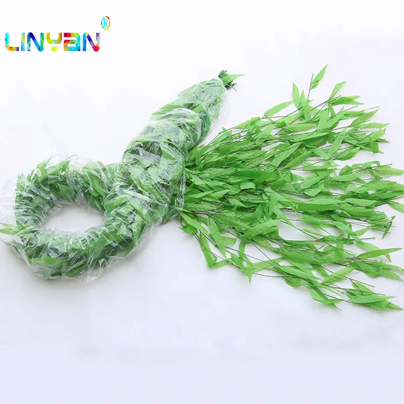 50 шт. пластиковые листья ивы для украшения свадеб|artificial flowers decoration|flower decorationdecorative