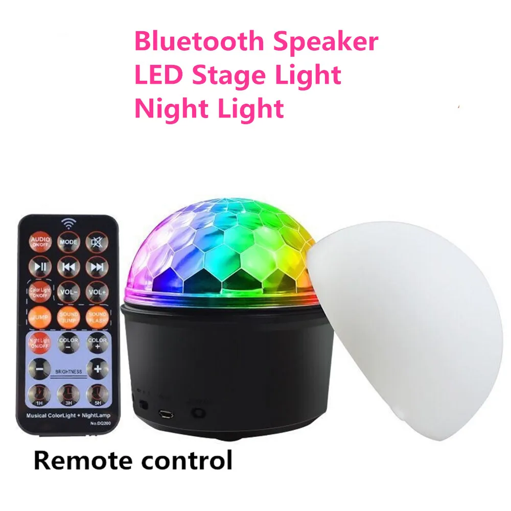 USB Power 9 цветов светодиодный хрустальный магический шар светильник Bluetooth